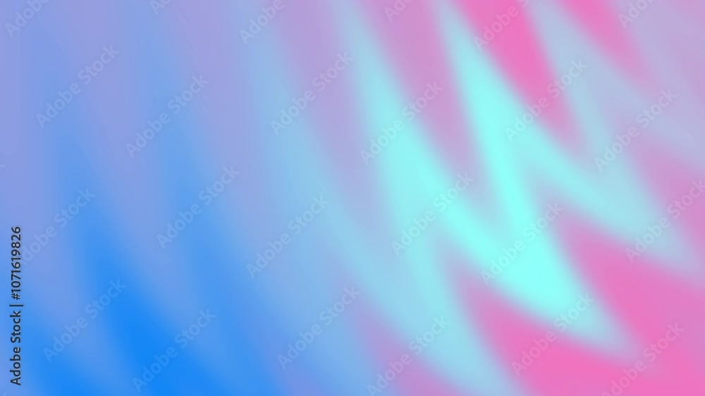 Poster abstract gradient background with flowing waves in soft blue and pink hues, creating a serene and ca