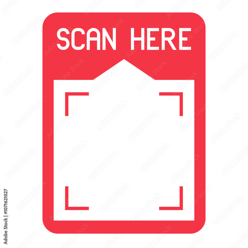 Wall mural qr code scan placement