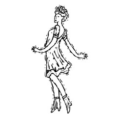 girl in a dress 2