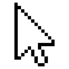 Mouse cursor icon in 8-bit format.