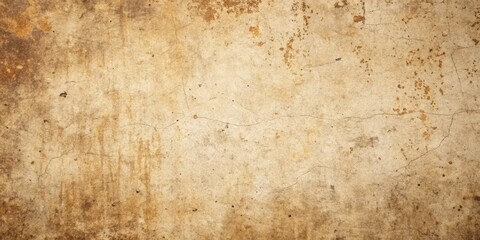 Naklejka premium A distressed, aged, and weathered wall texture with subtle cracks and brown stains, perfect for vintage and rustic design projects.
