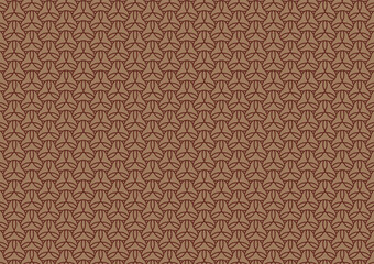 Fototapeta premium Geometric brown line pattern abstract art background