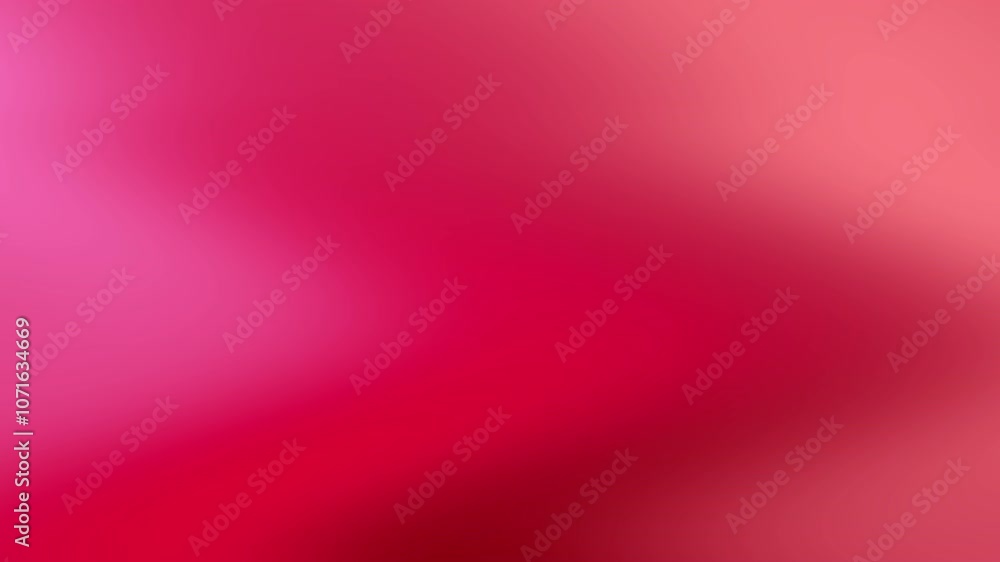 Poster vibrant abstract background with soft pink to red gradient featuring smooth blends and a dreamy aest