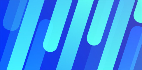 Abstract blue background with solid shapes design in soft blue gradient , vector illustration