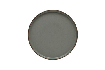 スタイリッシュなグレー色のお皿 俯瞰