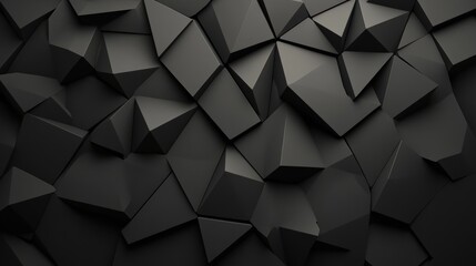 Obraz premium An abstract, textured background of dark, angular shapes and forms