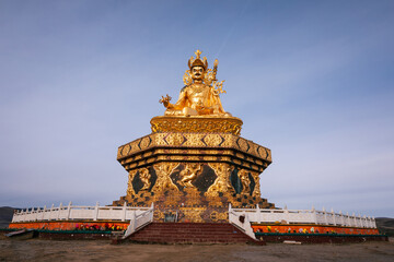 Statue of Padmasambhava also known as Guru Rinpoche, in Sichuan Province,China