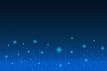 Light blue connection technology background with line and dot connected together.  Communication theme concept with free space for edit.