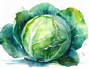 Obraz premium キャベツ イラスト 素材
