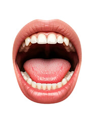Naklejka premium Mouth open wide png file 