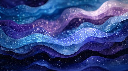 Explore the beauty of flowing waves in blue hues