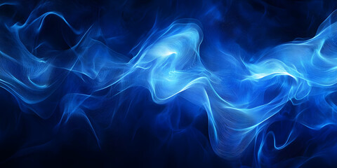 Obraz premium Blue galaxy abstract background. Conference, technology, business, abstract, vector, background, wallpaper, horizontal screen, vertical screen, cover, poster, Internet, AI