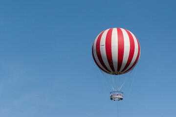 Hot air balloon in City park, Budapest