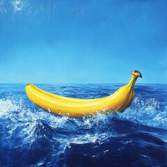 banana in water