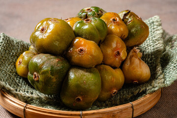 Asam Cikala or Kecombrang (Etlingera elatior) is a traditional spice that is popular in Indonesian cuisine, especially in dishes such as Arsik Ikan Mas and various other Indonesian dishes.