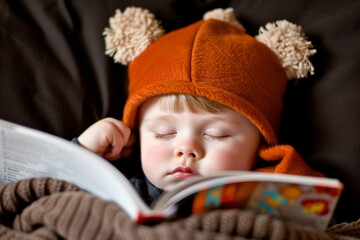 bedtime story moment