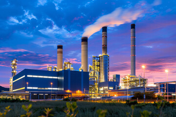 renewable power station showing solar field and storage infrastructure