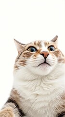 Fototapeta premium Generative AI, British Shorthair cat with heterochromatic eyes