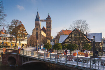 Obraz premium IIn the old town of Esslingen