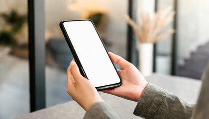 スマートフォン画面のモックアップ