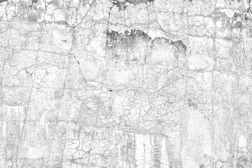 Crack and scratch surface of a concrete wall