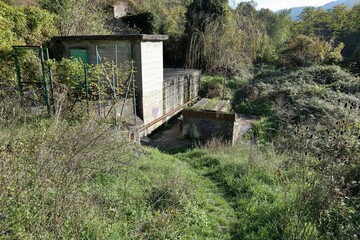 Carpinone - Lavatoio presso la Centrale Enel in Via Fiume