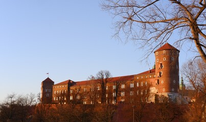 Old historical building facade