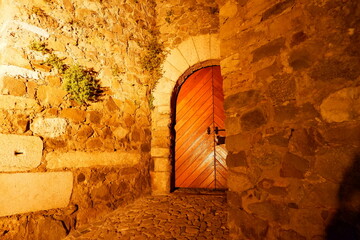 Old historical building facade