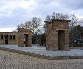 Debod temple in Madrid