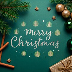 Fototapeta premium Merry Christmas