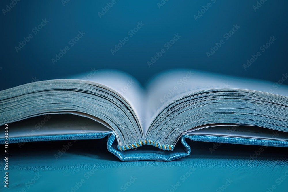 Poster an open book with visible pages, emphasizing reading and knowledge.