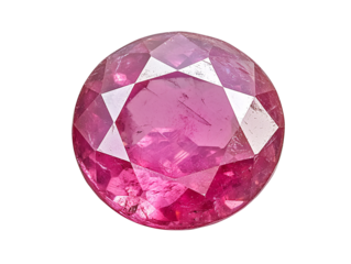 a close up of a pink gem