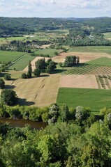 Rural landscape in Dordogne