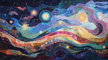 Shooting stars weave a celestial tapestry in gigapixel high fidelity