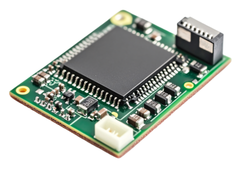 a close up of a circuit board