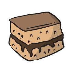 Traditional Indonesian Street Food Illustration