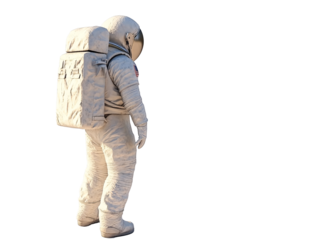 a person in a space suit