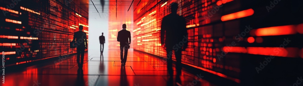 Poster digital forensics team analyzes compromised data using cloud ai technology for enhanced security ins