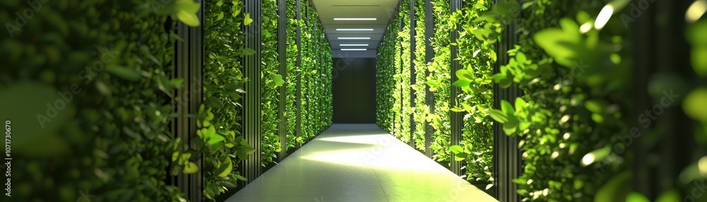 Poster explore how ai technology transforms green data centers powered by renewable energy