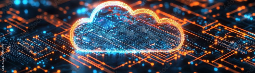 Poster exploring quantum cloud computing revolutionizing image and video processing with ai technology