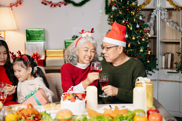 Celebrate Christmas with family in a cozy, festive setting filled with gifts, love, and joy.