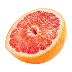 Grapefruit on Transparent Background