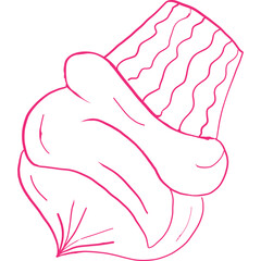 Happy birthday simple vector icon