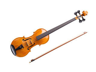 a close up of a violin