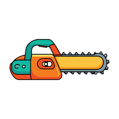 A Chainsaw Vector Illustration