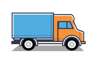 Delivery Truck Vector Illustration