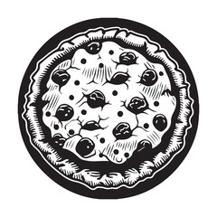 Cookie Day Outline Vector, Cookie Day Party Vector, Cookie Day Label Design