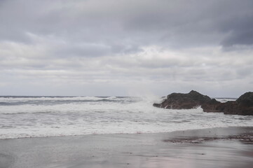 Obraz premium storm over the sea