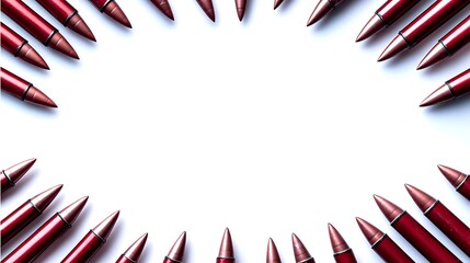 Obraz premium Creative Clip Art Frame with Decorative Rockets Designed for Bold Visuals and Artistic Presentations, Perfect for Illustrations and Graphic Projects
