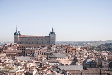 Obraz premium view of Toledo with cathedral